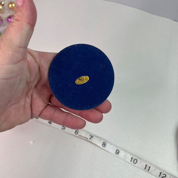 Hand Made Crystal Art Glass Holiday Christmas Trees + 12 Colorful Ornaments - Picture 6 of 10